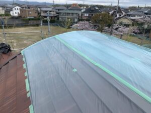 奈良市　戸建て　雨漏り　ダイタク　DAITAKU　屋根改修工事　台風被害　