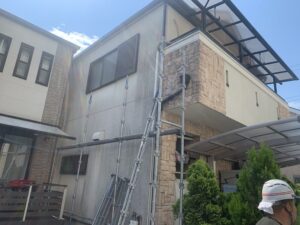大阪市　戸建て　外壁塗装　カビ取り　防カビ　ダイタク　DAITAKU