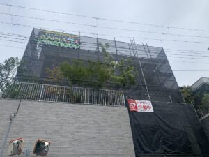 大阪市　戸建て　外壁塗装工事