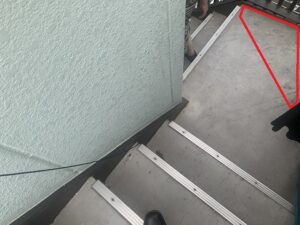 大阪市　マンション　外壁塗装　階段・廊下　勾配調整工事　ダイタク　DAITAKU　奈良　生駒