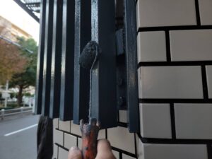 大阪市　マンション　外壁塗装工事　鉄部塗装　DAITAKU　ダイタク
