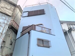 生駒市　店舗兼住宅　外壁塗装　屋上防水工事　ダイタク　DAITAKU　奈良