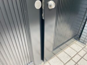 奈良市　戸建て　アルミ門扉　塗装　奈良　生駒　ダイタク　DAITAKU