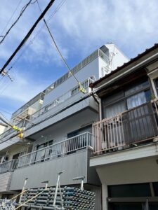 奈良市　マンション　大規模改修　外壁塗装　高圧水洗浄　ダイタク　DAITAKU　奈良　生駒