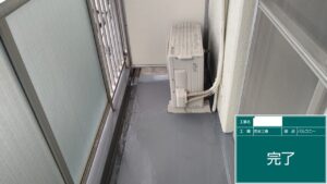 奈良市　マンション　ベランダ　バルコニー　防水工事　避難ハッチ交換　ダイタク　DAITAKU　奈良　生駒