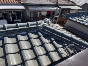 奈良市　戸建て　屋根　メンテナンス工事　漆喰工事　面土漆喰　ダイタク　DAITAKU　奈良　生駒　雨漏り