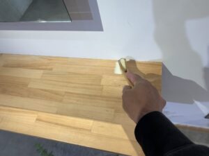 奈良市　店舗改装　木製建具塗装　ＷＡＸ塗装　ダイタク　DAITAKU　奈良　生駒