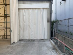 奈良市　企業　工場　テント　倉庫　改修工事　土間工事　DAITAKU　ダイタク　奈良　生駒