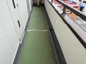 奈良市　マンション　廊下　階段　長尺シート工事　ダイタク　DAITAKU　奈良　生駒