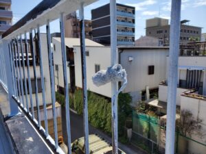 奈良市　戸建て　屋上　手摺　鉄骨階段　外部階段　鉄部塗装工事　DAITAKU　ダイタク　奈良　生駒
