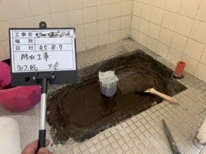 奈良市　学校トイレ　トイレリフォーム　和式　洋式　防水工事　ダイタク　DAITAKU　奈良　生駒