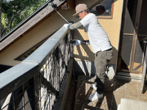 奈良市　戸建て　ベランダ防水　外壁塗装工事　　木部塗装　DAITAKU　ダイタク　奈良　生駒