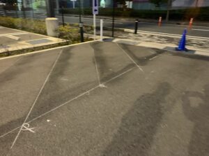 奈良市　駐車場　ライン引き　DAITAKU　ダイタク　奈良　生駒
