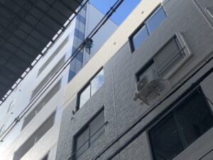 大阪市　マンション　ゴンドラ　外壁　塗装　クラック　生駒市　奈良市　ダイタク　DAITAKU